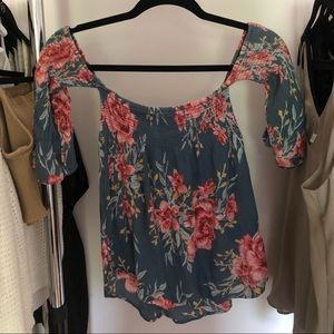 Billabong off the shoulder top